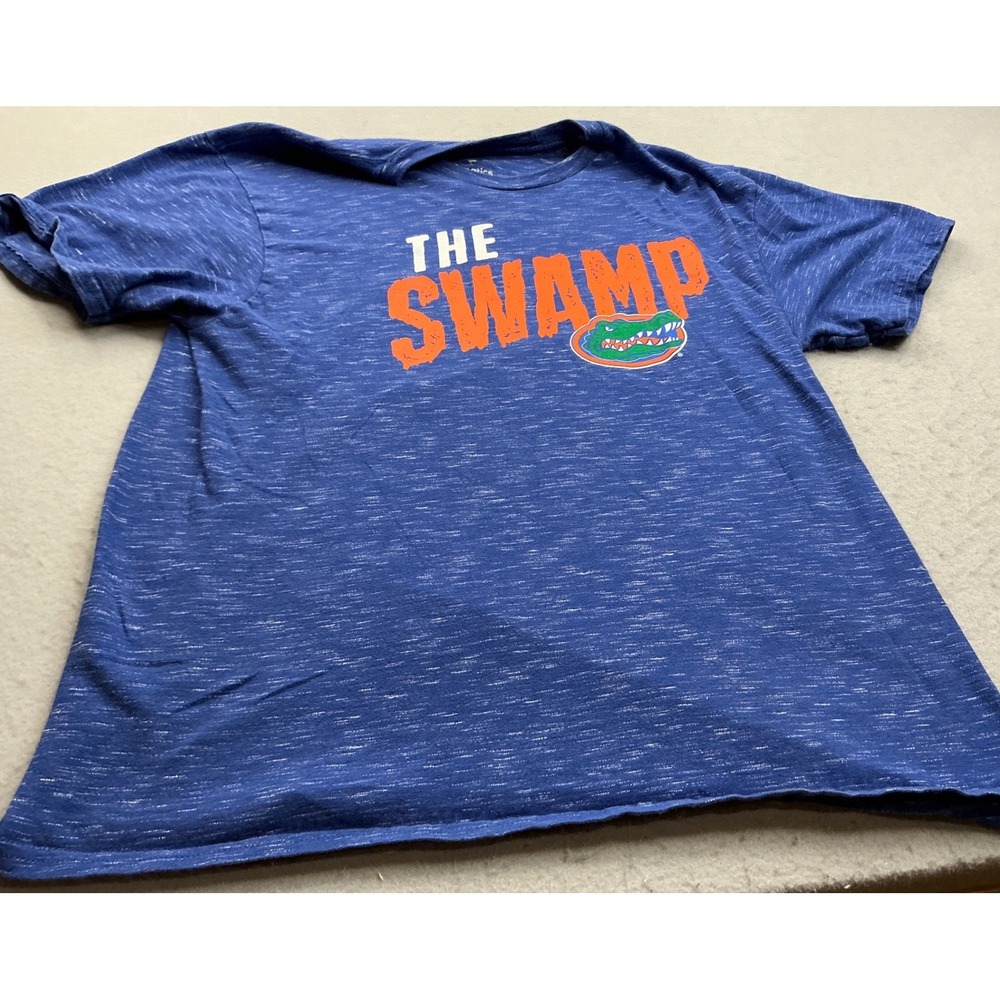 Fanatics Florida Gators The Swamp Graphic T-Shirt Blue Heather Large NCAA Mens